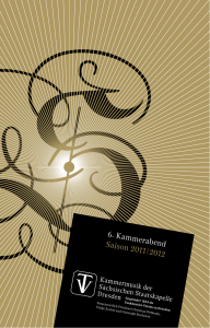 6. Kammerabend Saison 2011| 2012