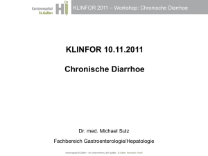 Chronische Diarrhoe