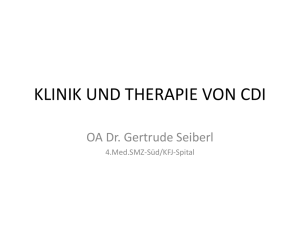 klinik und therapie von cdi
