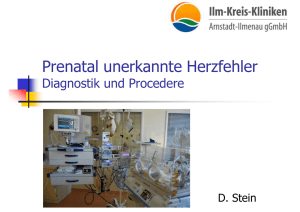Prenatal unerkannte Herfehler - Ilm-Kreis