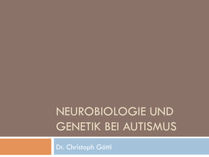 neurobiologie und genetik bei autismus - kinder