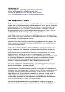 Das Leaky-Gut-Syndrom - Selbstheilung
