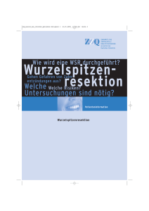 Wurzelspitzenresektion - Deutsche Gesellschaft für Zahn