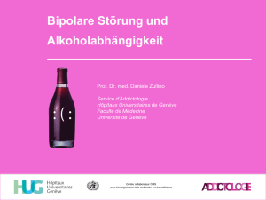 Bipolare Störung und Alkoholabhängigkeit