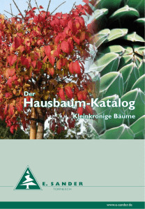 Hausbaum-Katalog Hausbaum-Katalog - E