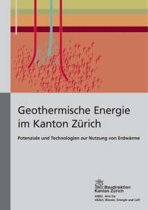 Geothermische Energie im Kanton Zürich