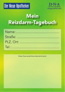 Mein Reizdarm-Tagebuch Der Neue Apotheker