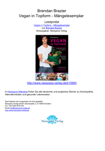 Brendan Brazier Vegan in Topform - Mängelexemplar
