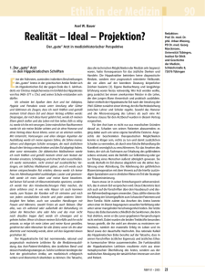 Axel W. Bauer (2005): „Realität - Ideal