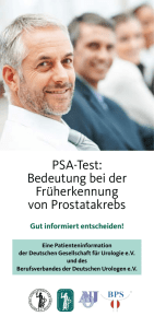 PSA-Test: Bedeutung bei der Früherkennung von Prostatakrebs Gut