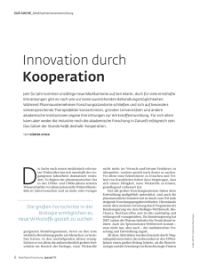 Innovation durch Kooperation - Max-Planck