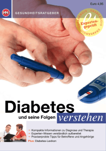 Diabetes und seine Folgen verstehen