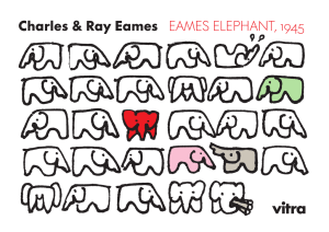 Charles & Ray Eames EAMES ELEPHANT, 1945