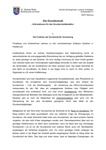 Merkblatt für Grundschulden - Schlangenotto, Leyener & Kollegen