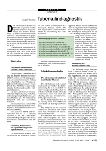 Tuberkulindiagnostik - Deutsches Ärzteblatt