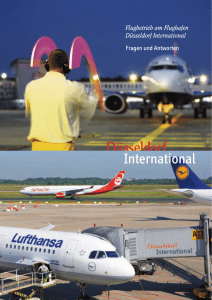 Flugbetrieb am Flughafen Düsseldorf International Fragen und