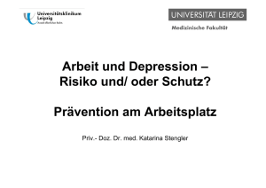 Handout - Stiftung Deutsche Depressionshilfe