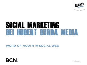 word-of-mouth im social web - BCN
