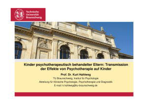Vortrag Prof. Dr. Kurt Hahlweg [PDF