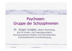 Psychosen: Schizophrenien