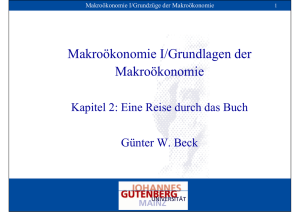 Makroökonomie I/Grundlagen der Makroökonomie