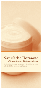 Natürliche Hormone - Dr. A. Scheuernstuhl