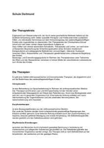 Schule Dortmund Der Therapiekreis Die Therapien