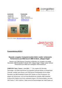 09-14 congatec COMs Steppe Eagle AMD G