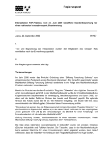 1 - Regierungsrat Interpellation FDP