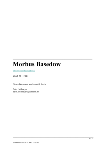 Morbus-Basedow - Ihre Homepage bei Arcor