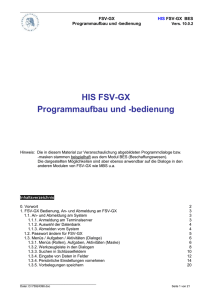 FSV-GX - Abteilung für Personal und Personalentwicklung