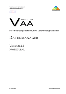 Datenmanager - GDV