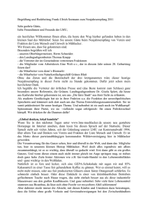 von Frank-Ulrich Seemann - Liste Mensch und Umwelt Mühlacker