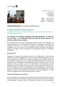 Pressemitteilung "Schulprojekte 2014", de, doc