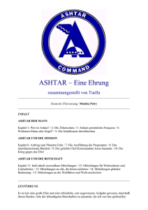 ASHTAR – EINE EHRUNG, zusammengestellt von