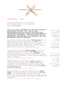 PRESSETEXT – LANG düsseldorf festival! 10.9.