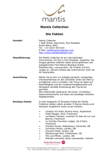 Mantis Collection Die Fakten Kontakt: Mantis Collection 1 Watt