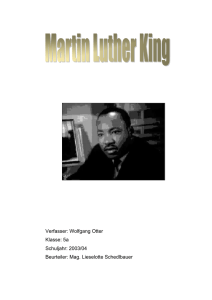 Martin Luther King - Schulen