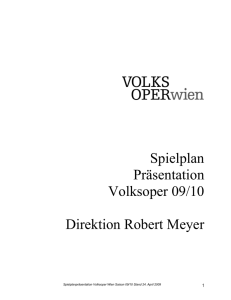 Premieren - Volksoper Wien