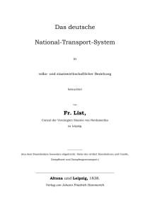 Das deutsche National-Transport-System in volks