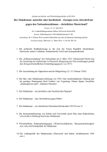 Seminar aus Rechtsgeschichte und Kirchenrecht im SS 1999: