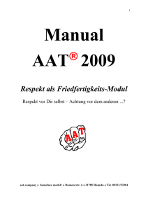 Manual 2009 - AAT Hameln