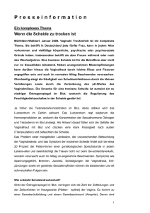Presseinformation - Medizin & PR GmbH Gesundheitskommunikation