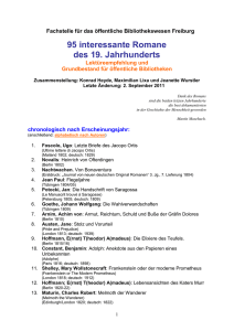 95 interessante Romane - Regierungspräsidium Freiburg Fachstelle