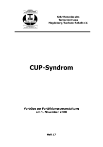 CUP-Syndrom - Tumorzentrum Magdeburg - Otto-von