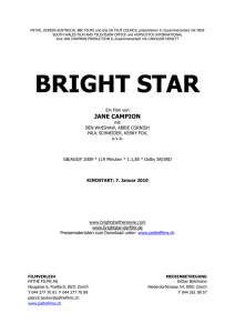 bright star - Pathé Films AG Zürich