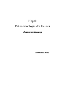 Hegel PhG Zusammenfassung (2)
