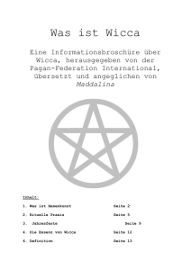 Was ist Wicca