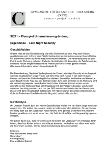 Late night security - Cäcilienschule Oldenburg