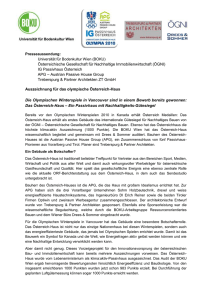Presseaussendung: Universität für Bodenkultur Wien (BOKU